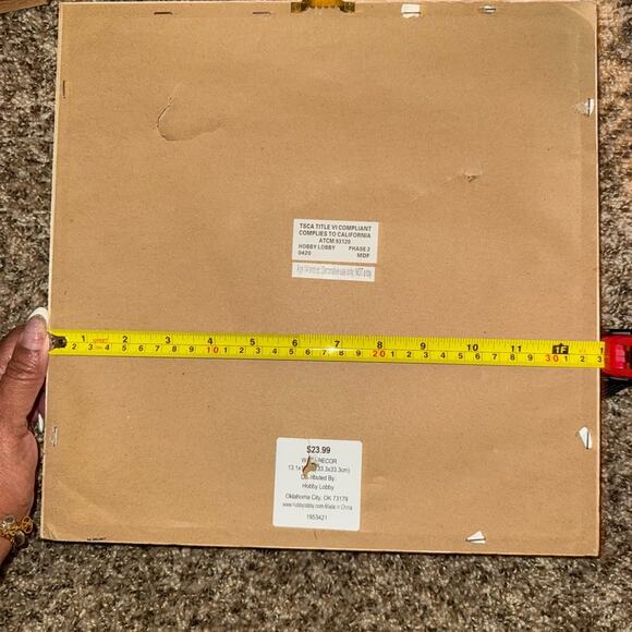 Hobby lobby cow White Canvas Art Frame - Picture 3 of 4